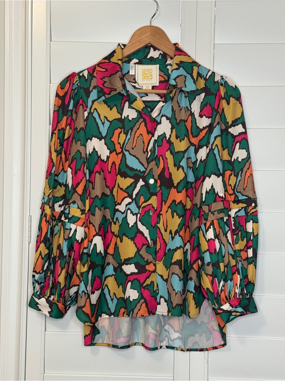 Emily McCarthy printed top